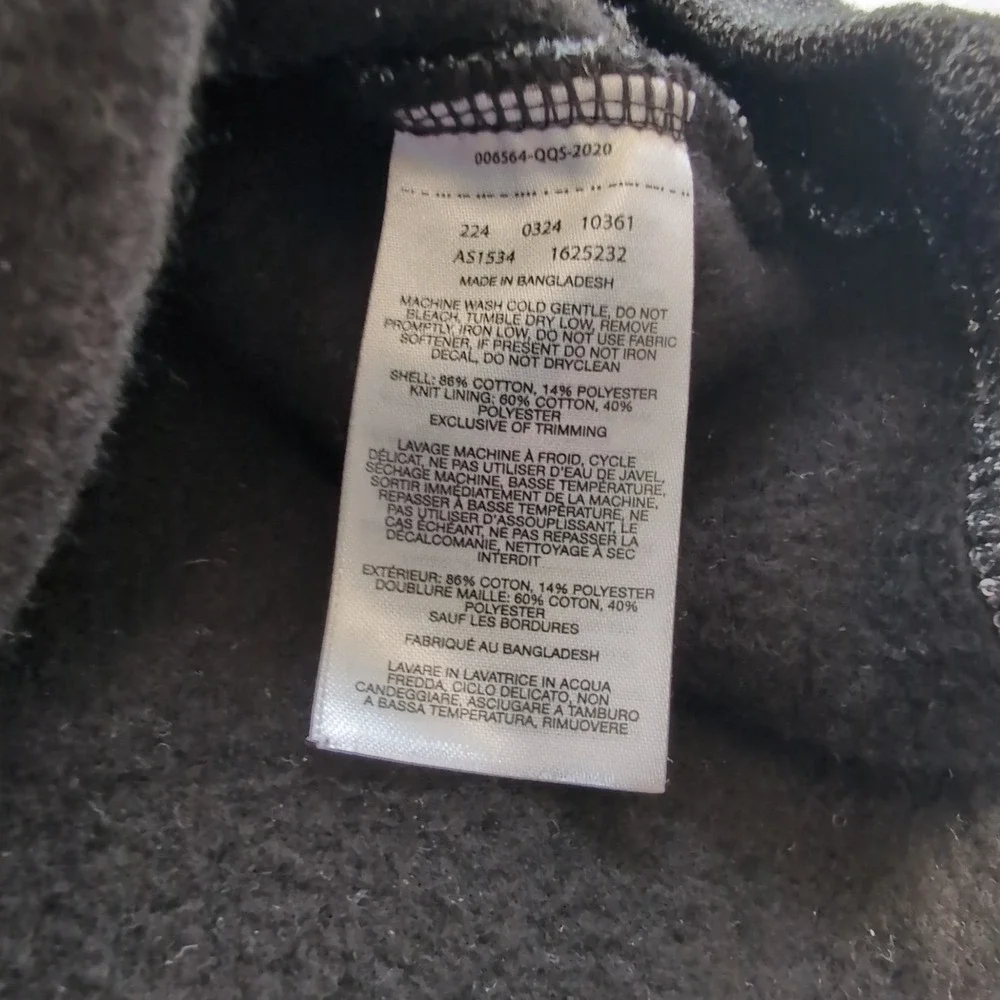 Columbia Quarter-Zip Sweater Mens 4X Gray Heathered Fleece Lined Pullover